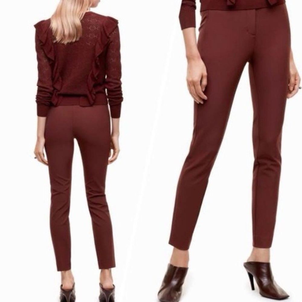 Aritzia burgundy Dress Pant